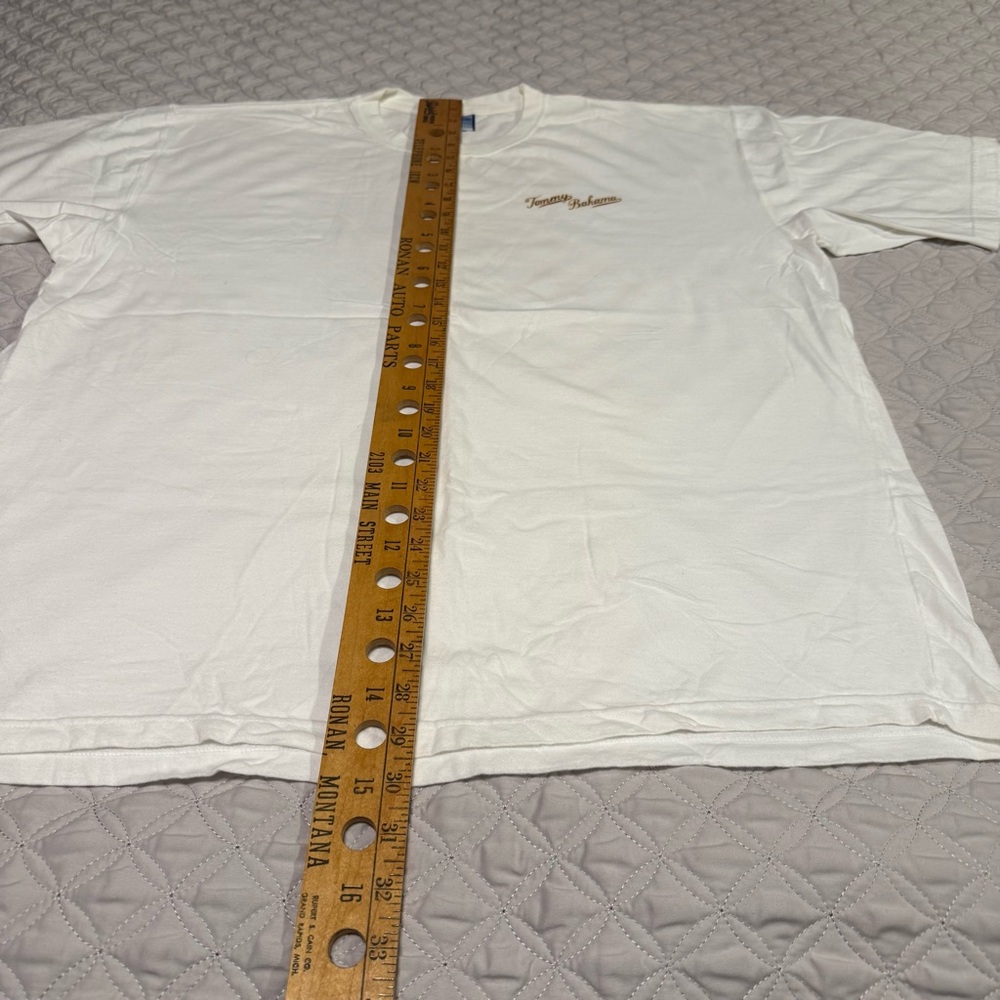 Tommy Bahama Men’s White Short Sleeve Tee - size XL - Picture 6 of 10